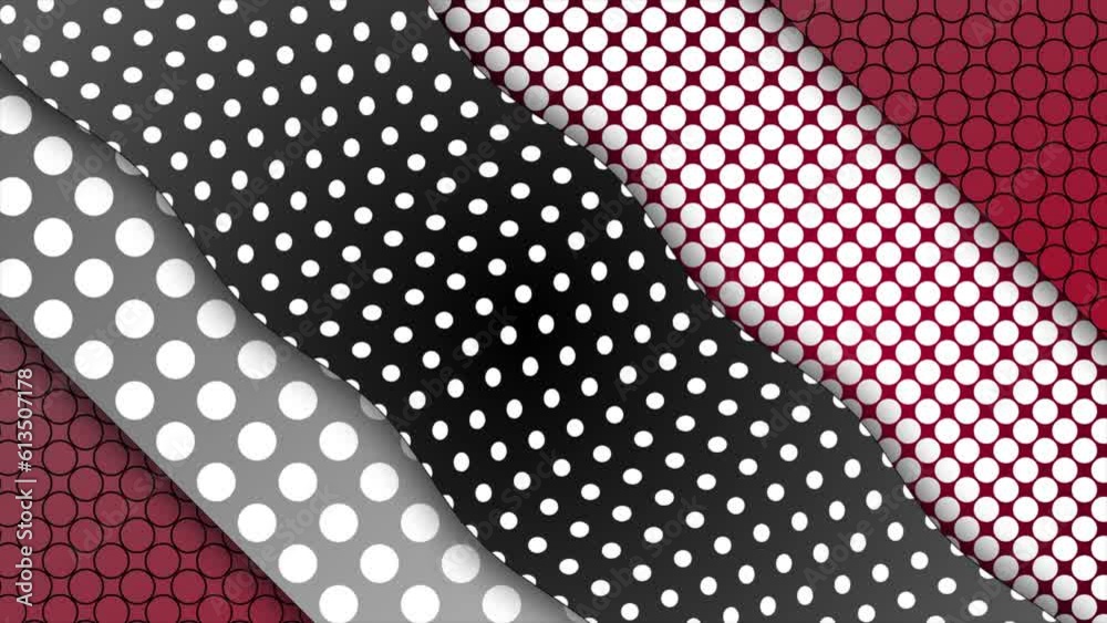 Moving colorful diagonal strip with circle shape patterns background Moving colorful diagonal strip with circle shape patterns background
