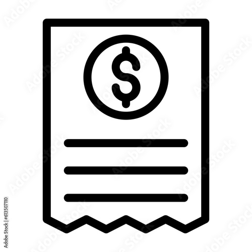 Receipt Icon Design