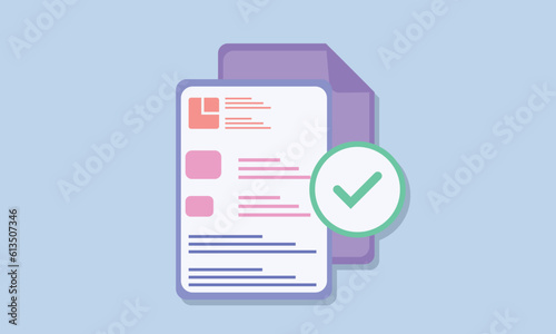 White clipboard task management todo check list, efficient work on project plan, fast summary, assignment and exam, productivity solution icon.