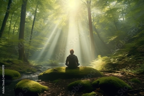 forest meditation inner peace