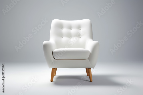 Studio shot of a modern chair with beautiful interior