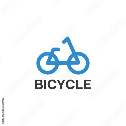 ABSTRACT LOGO OF BICYCLE