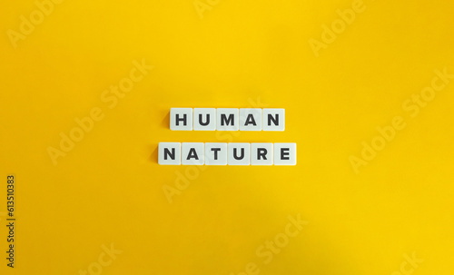 Human Nature Concept.