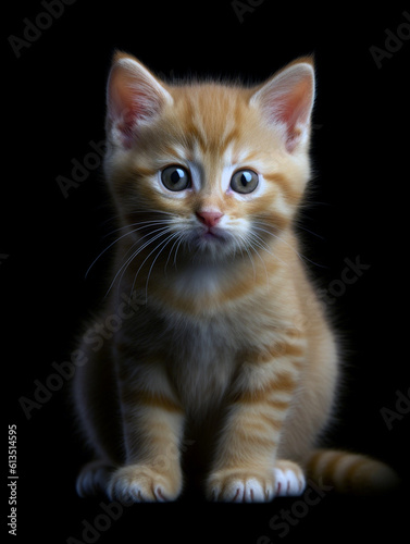 Orange getigerte Katze 