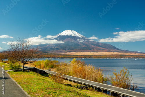 Mount Fuji and Yamanaka Lake, Japan 