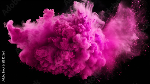 Beautiful abstract art with magenta splash 3d for banners, flyers, posters, design