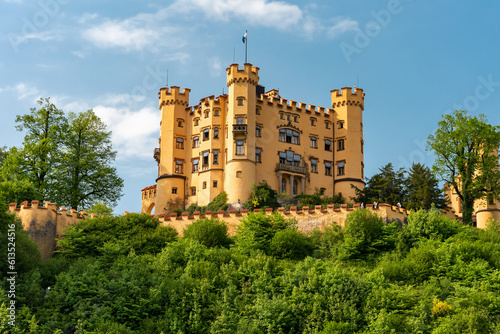 Hohenschwangau castle in German Bavaria photo