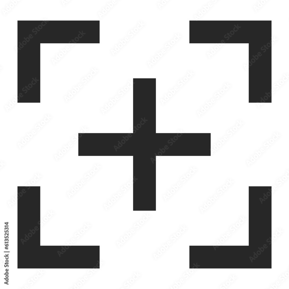 Zoom icon. Enlarged sign. Vector. Zoom icon. Enlarged sign. Vector.