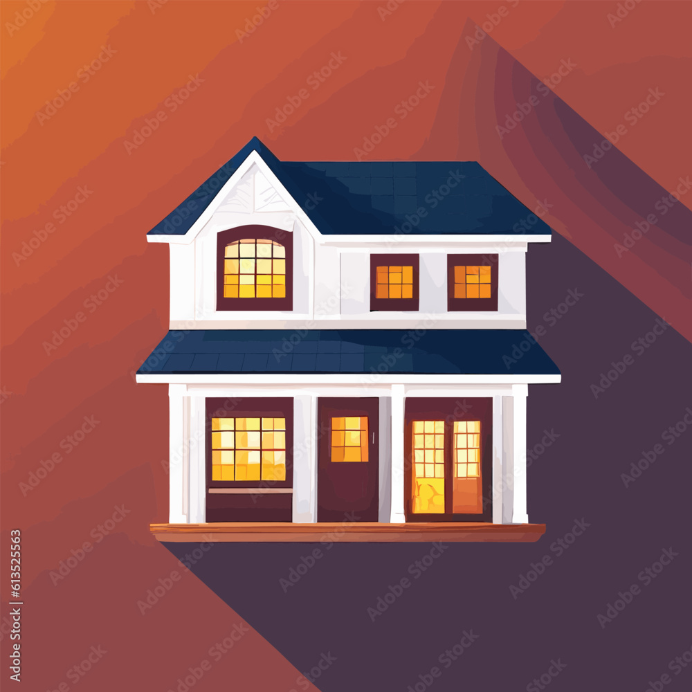 Vector illustration of house. Home concept Vector illustration of house. Home concept
