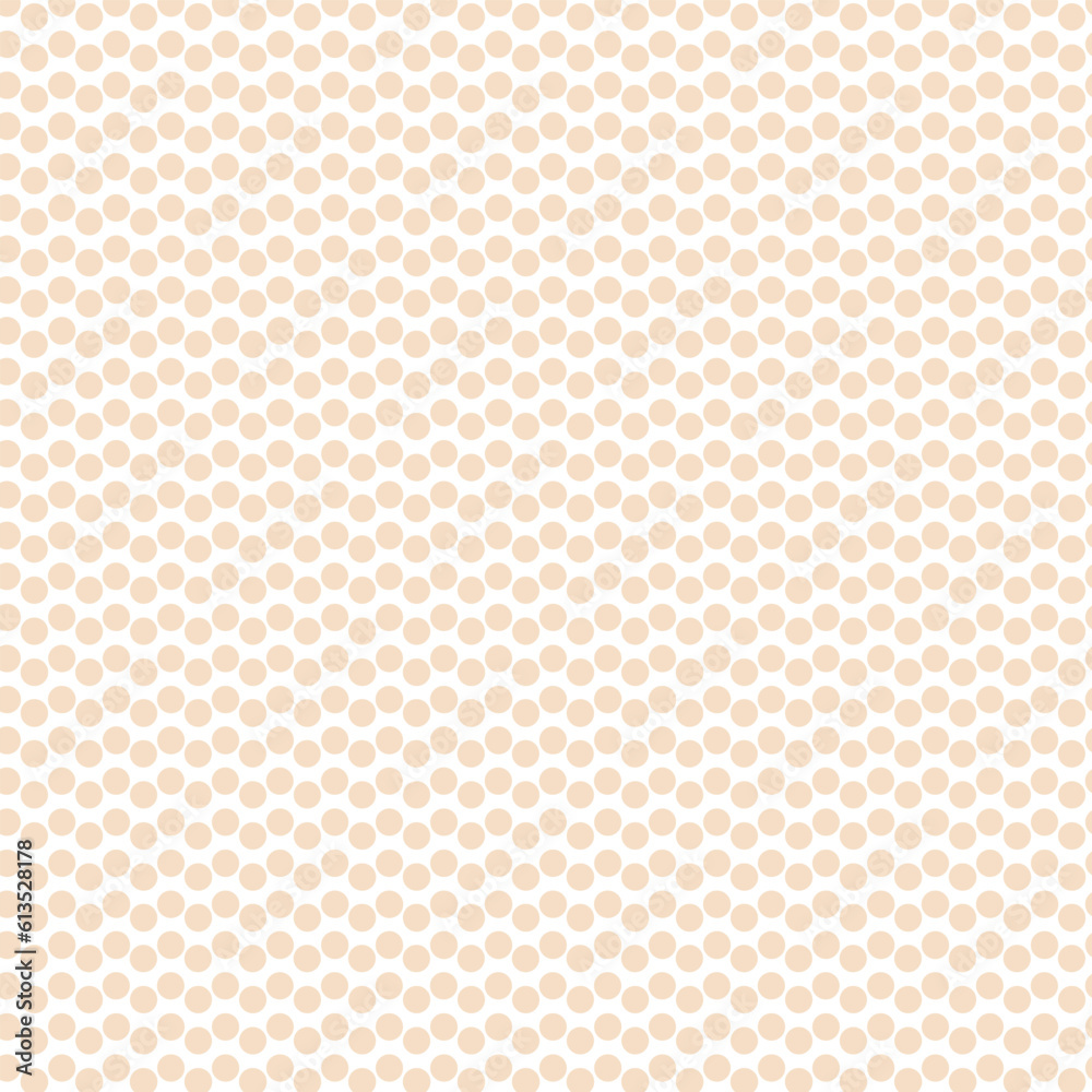 Light abstract polka dot background, seamless pattern.
Peach and white colors, equal arrangement. Background for printing on paper and fabric. Light abstract polka dot background, seamless pattern.
Peach and white colors, equal arrangement. Background for printing on paper and fabric.