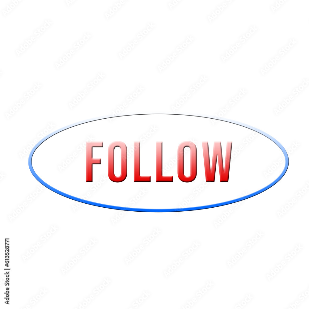 Follow button for facebook & twitter social media button Follow button for facebook & twitter social media button