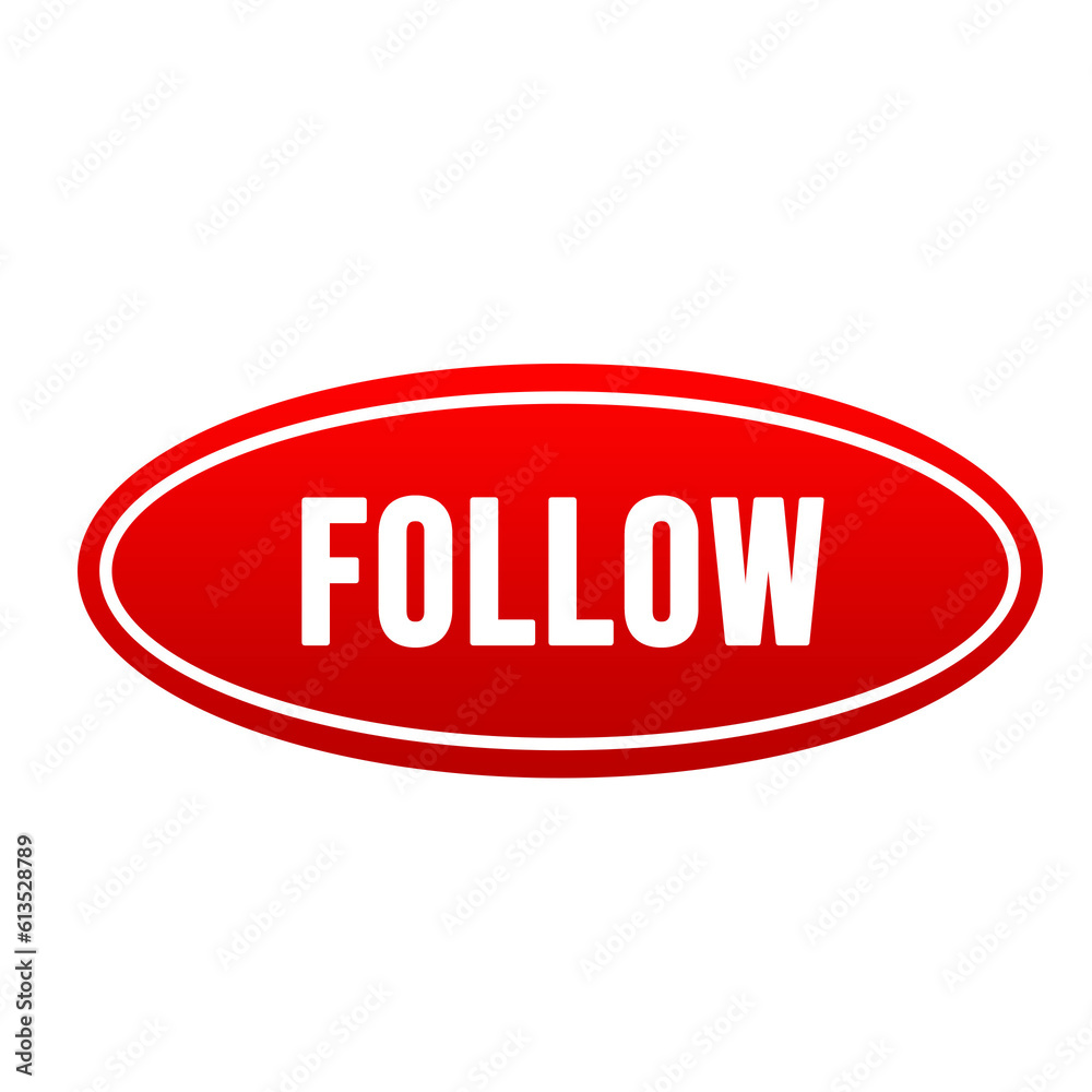 Follow button for facebook & twitter social media button Follow button for facebook & twitter social media button