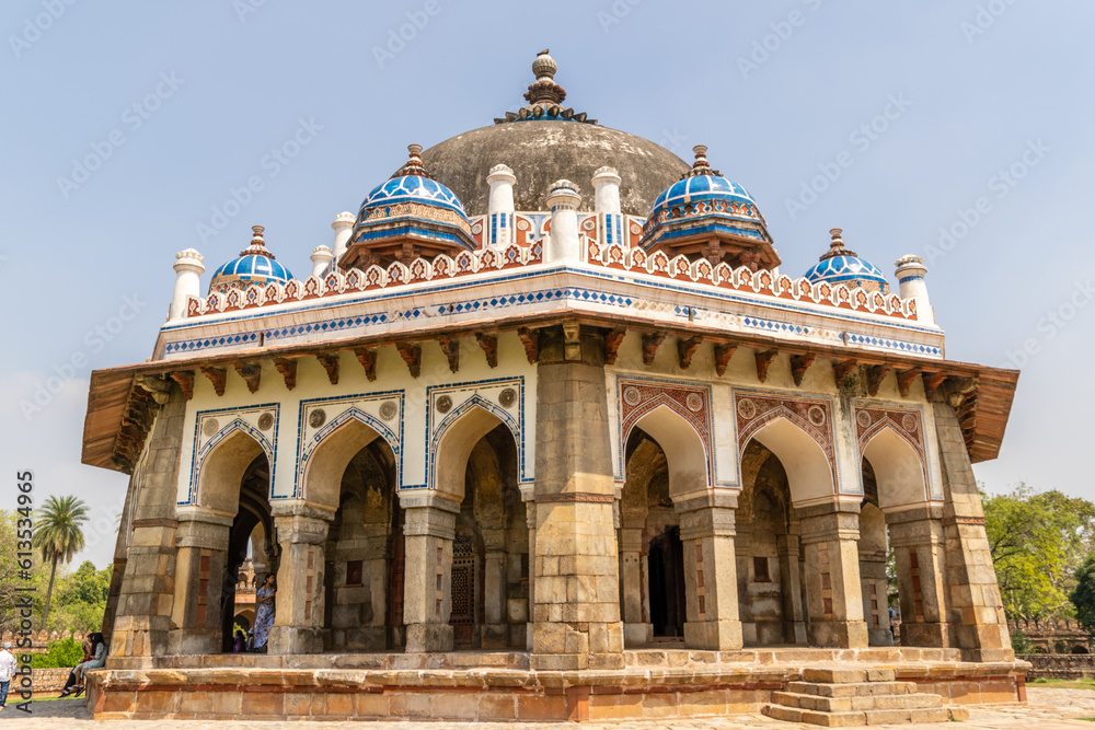 Obraz premium DELHI INDIA Humayun's tomb tomb of the Mughal Emperor Humayun in Delhi