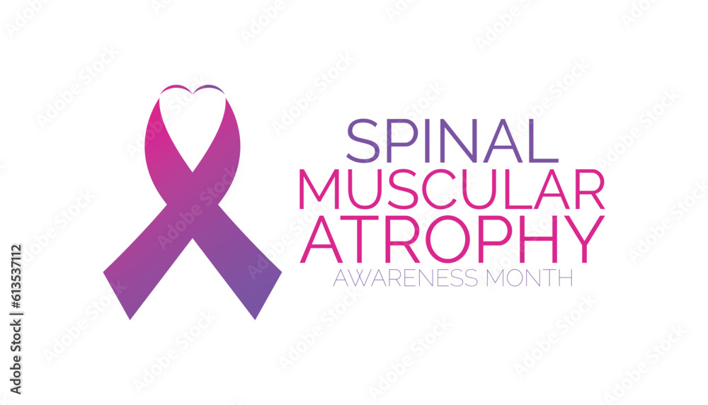 Vector graphic of Spinal Muscular Atrophy Awareness month.banner design template Vector illustration background design. Vector graphic of Spinal Muscular Atrophy Awareness month.banner design template Vector illustration background design.