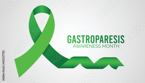 Vector illustration on the theme of Gastroparesis awareness month observed each year during August.banner design template Vector illustration background design.