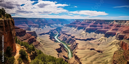 View of the Grand Canyon at dusk