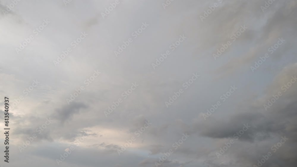 Strange clouds moving at sunset Strange clouds moving at sunset