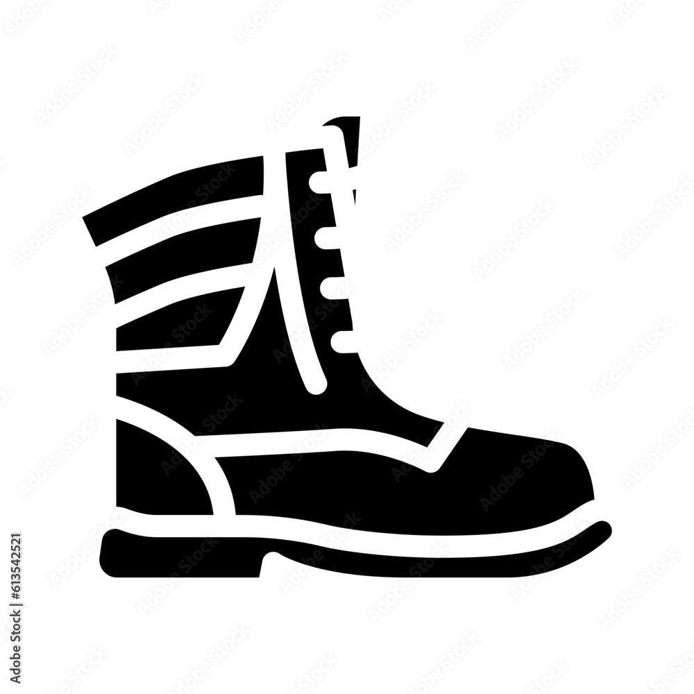 winter boots season glyph icon vector. winter boots season sign. isolated symbol illustration winter boots season glyph icon vector. winter boots season sign. isolated symbol illustration