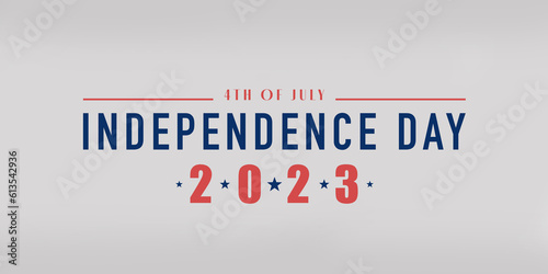 Independence day typography background