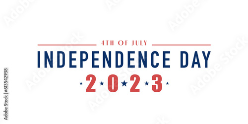 Independence day typography background