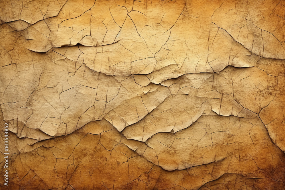 Illustration, texture, crackling parchment. AI generative Illustration, texture, crackling parchment. AI generative