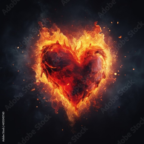 Heart on Fire - Generative AI