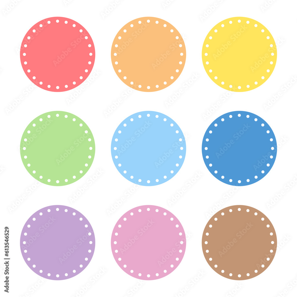 네임택 프레임 디자인 세트