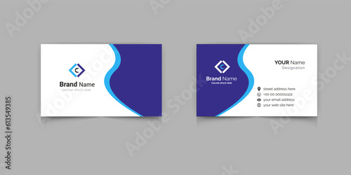 creative modern professional business card design.
corporate minimal business template design. 
