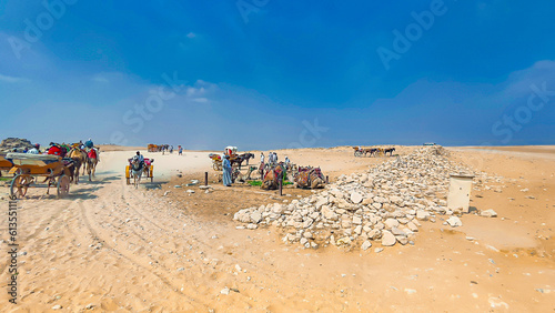 Wüste Karavane Kamele Ägypten