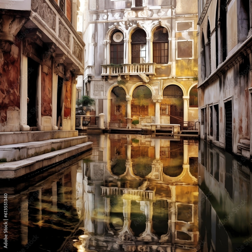 Imaginative Venetian water city