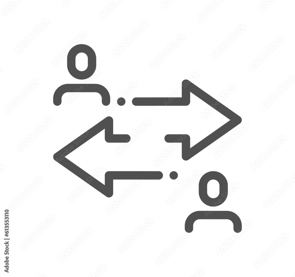 Team work related icon outline and linear vector. Team work related icon outline and linear vector.