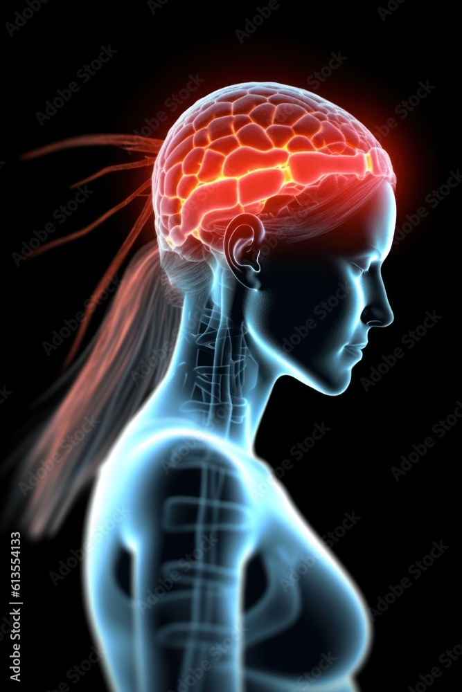 Humanoid Head Scan
Illuminated Thoughts
Brain Activity
AI-Generated