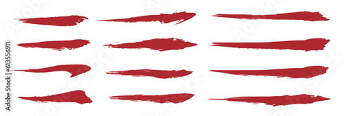 brush strokes. Brush touch material. Japanese style design.	