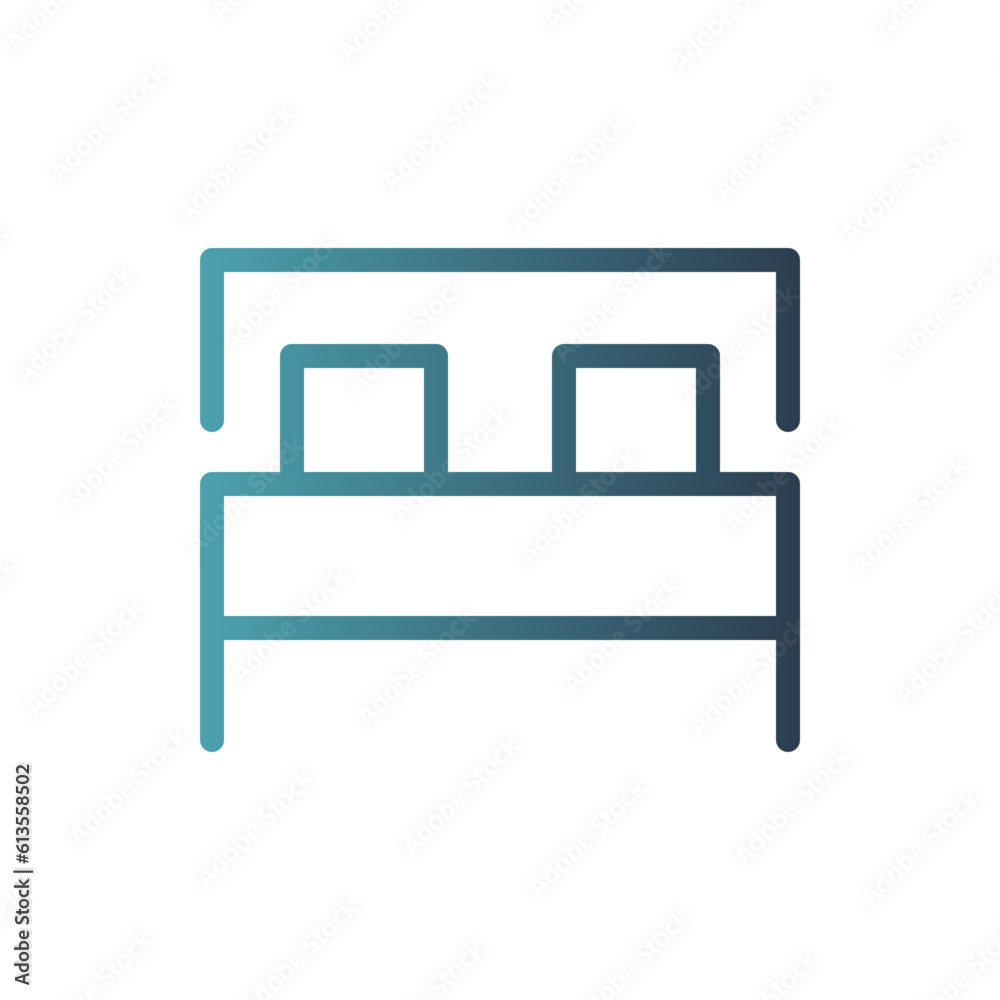 beds gradient icon beds gradient icon