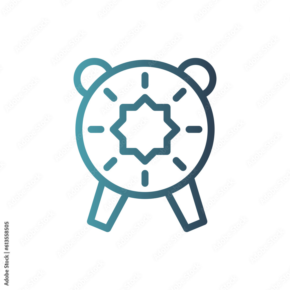 clock gradient icon clock gradient icon