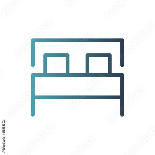 beds gradient icon