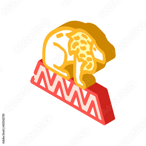 lion tamer carnival vintage show isometric icon vector. lion tamer carnival vintage show sign. isolated symbol illustration