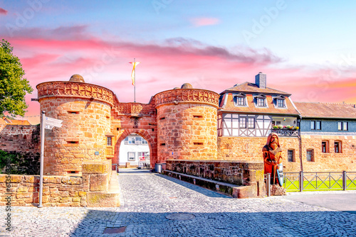 Stadtmauer, Altstadt, Buedingen, Deutschland  photo