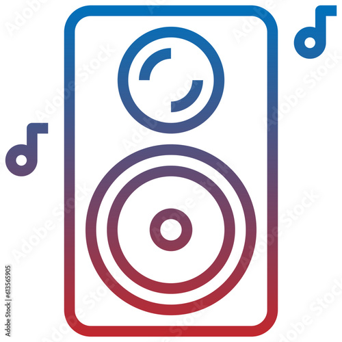 subwoofer line icon,linear,outline,graphic,illustration