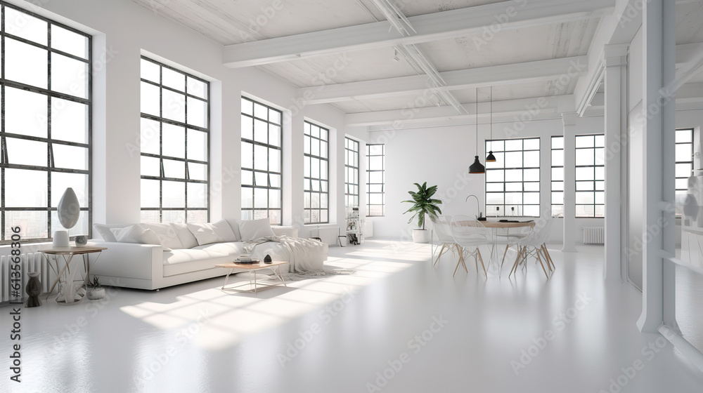 3d render of beautiful interior with sofa and chairs. Generative Ai 3d render of beautiful interior with sofa and chairs. Generative Ai 3d render of beautiful interior with sofa and chairs. Generative Ai 3d render of beautiful interior with sofa and chairs. Generative Ai