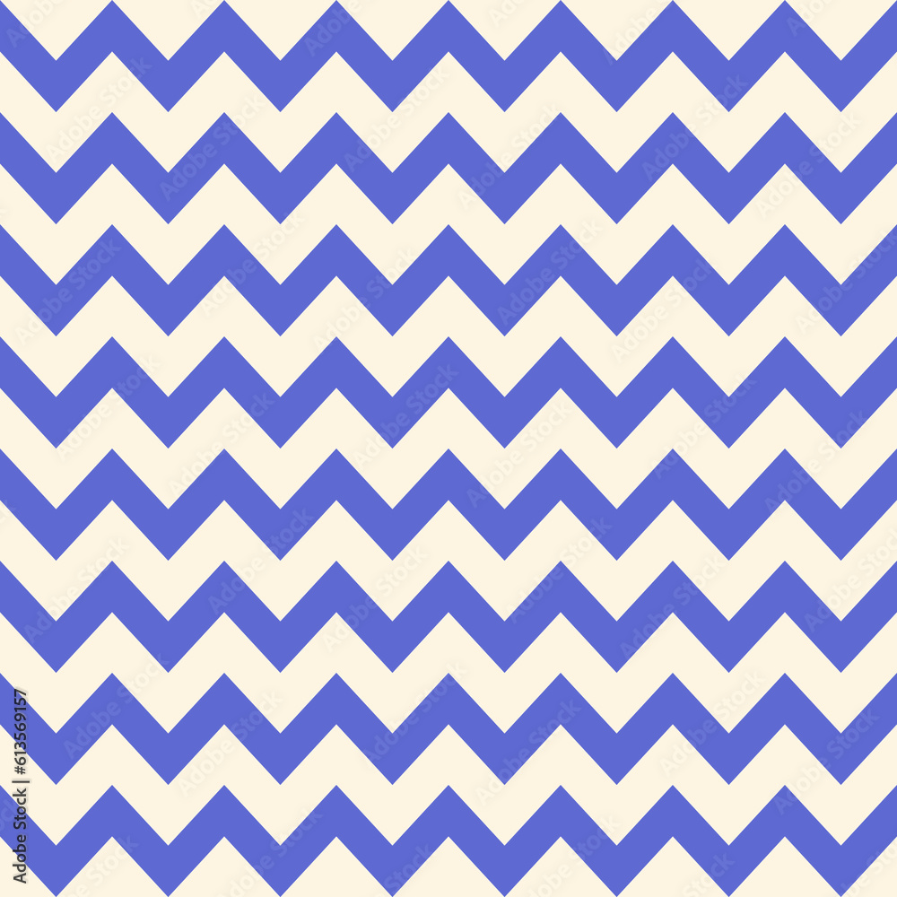 White and blue Chevrons seamless pattern background retro vintage design