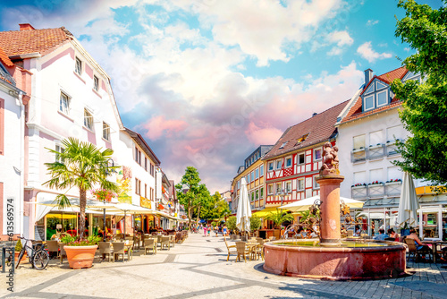 Altstadt, Bensheim, Deutschland 