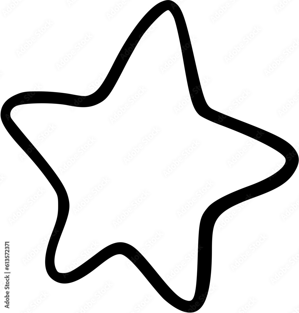 Star outline Star outline