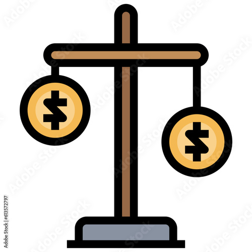 unfair line icon,linear,outline,graphic,illustration