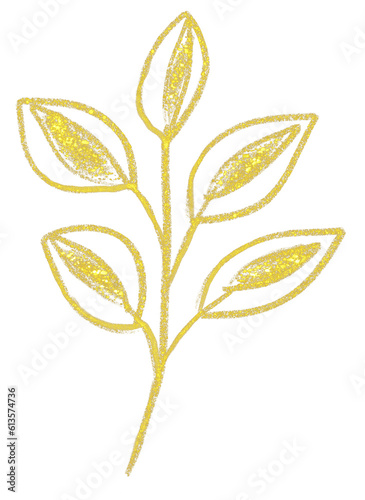  Gold Vintage Leaves And Floral Line Art, Holiday Bokeh Background