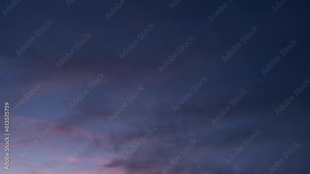 Pink clouds fading as night falls Pink clouds fading as night falls