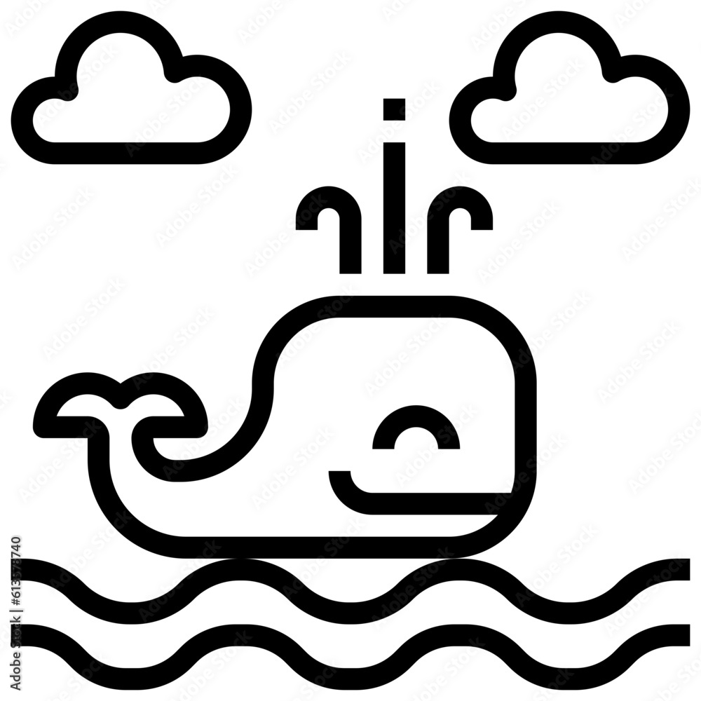 whale line icon,linear,outline,graphic,illustration whale line icon,linear,outline,graphic,illustration