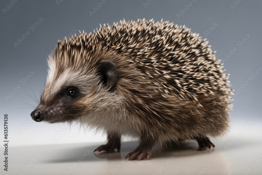 Obraz premium Hedgehog. Generative AI.