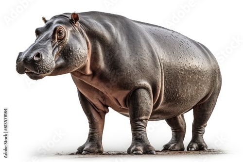 Hippopotamus. Generative AI.