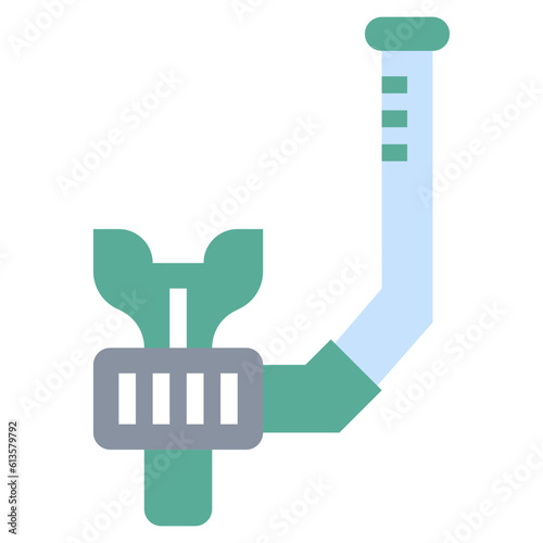 snorkel line icon,linear,outline,graphic,illustration